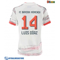 Fotballdrakt Dame Bayern Munich Luis Diaz #14 Bortedrakt 2025-26 Kortermet